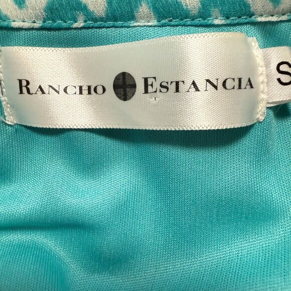 Rancho Estancia Blouse SZ Small Tunic Fringe Oversized Western Country Club - Picture 5 of 9